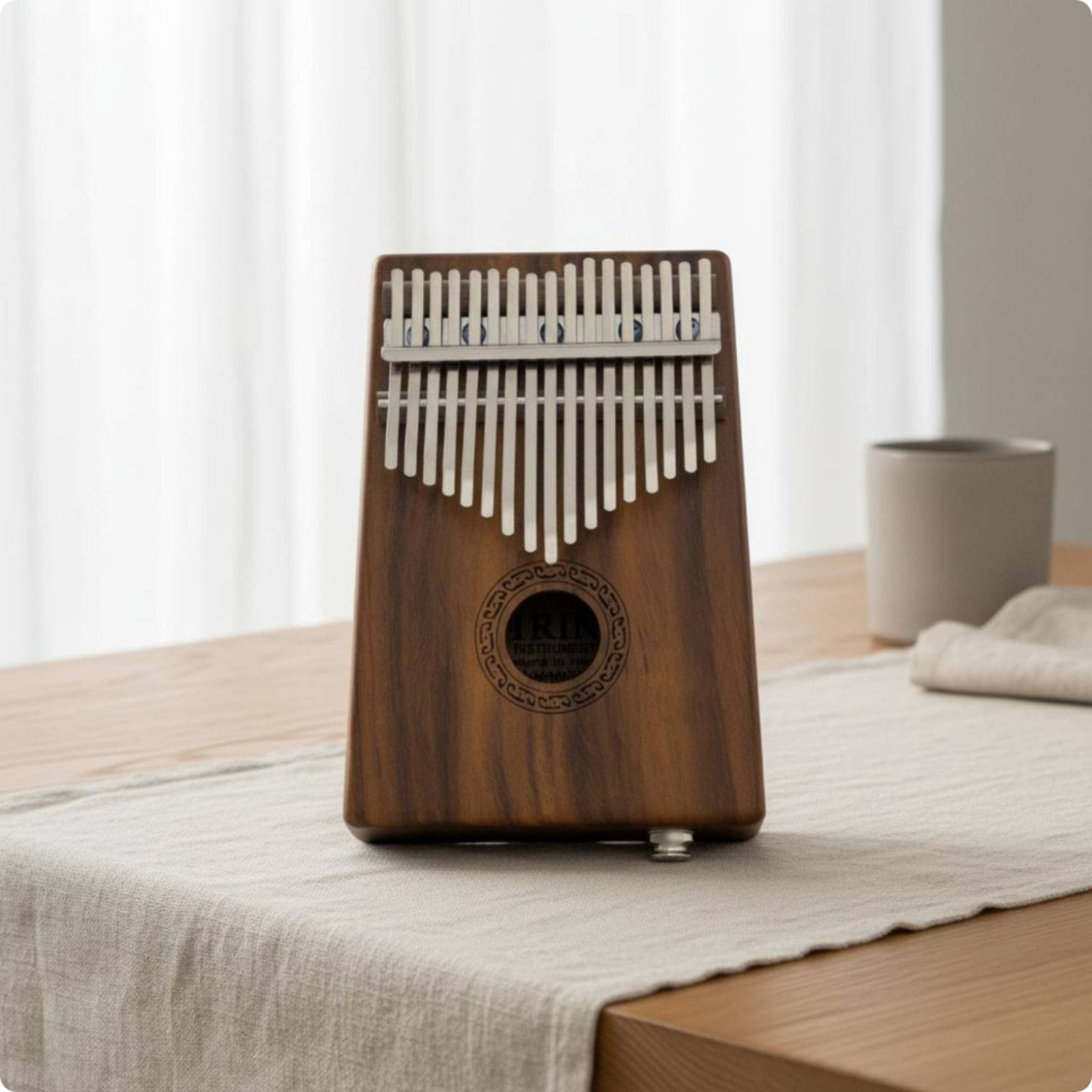 Kalimba Thumb Piano - Acacia Wood Kalimba Clear Sound 17-Key