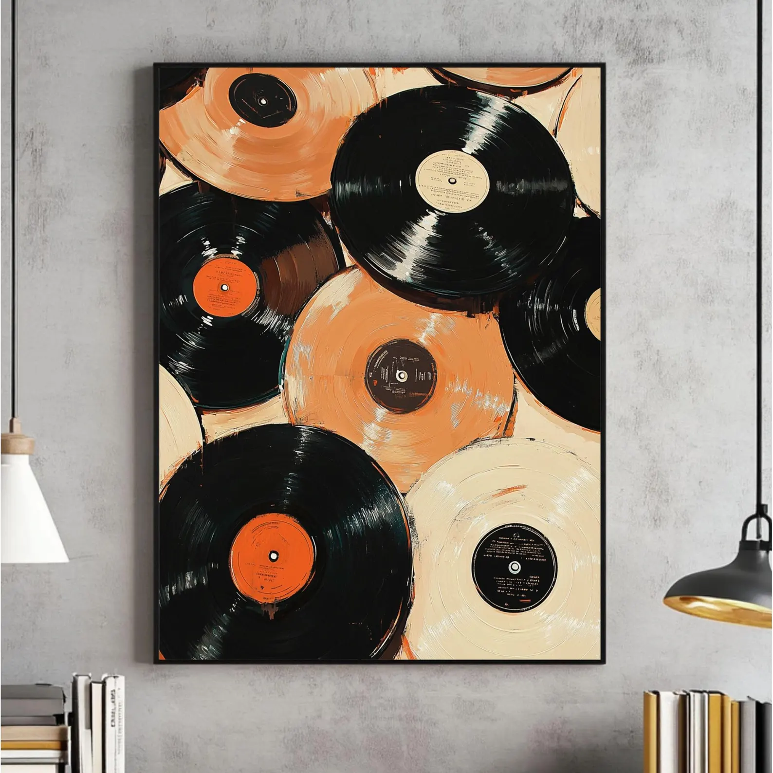 Audio Music Recording - Vintage Record Eclectic Wall Art, Trendy