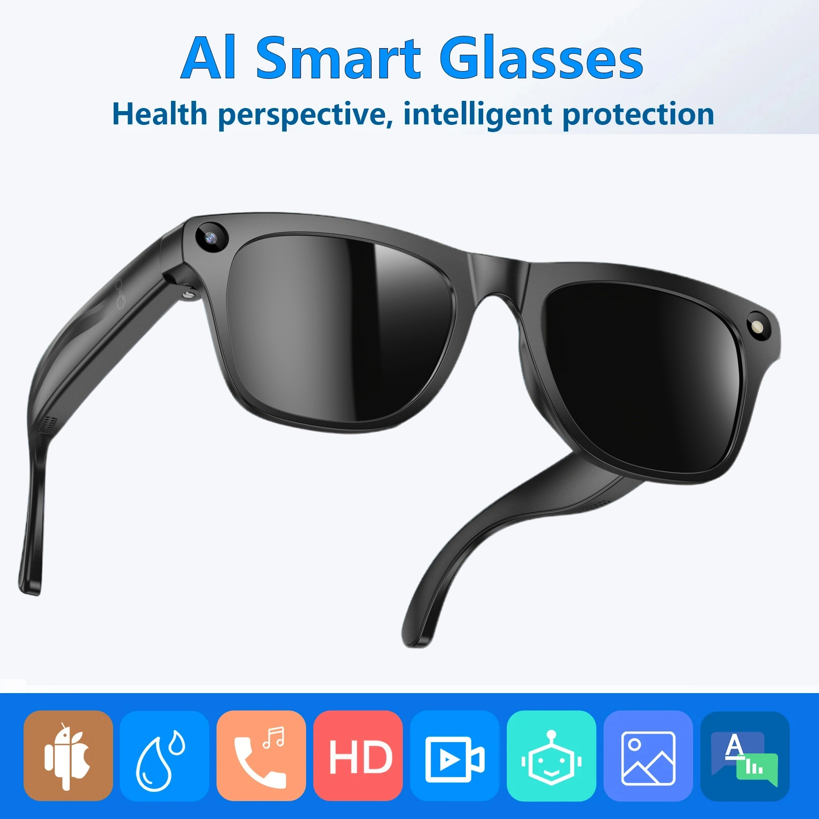 Audio Music Recording - AI Smart Glasses Camera AI Photo