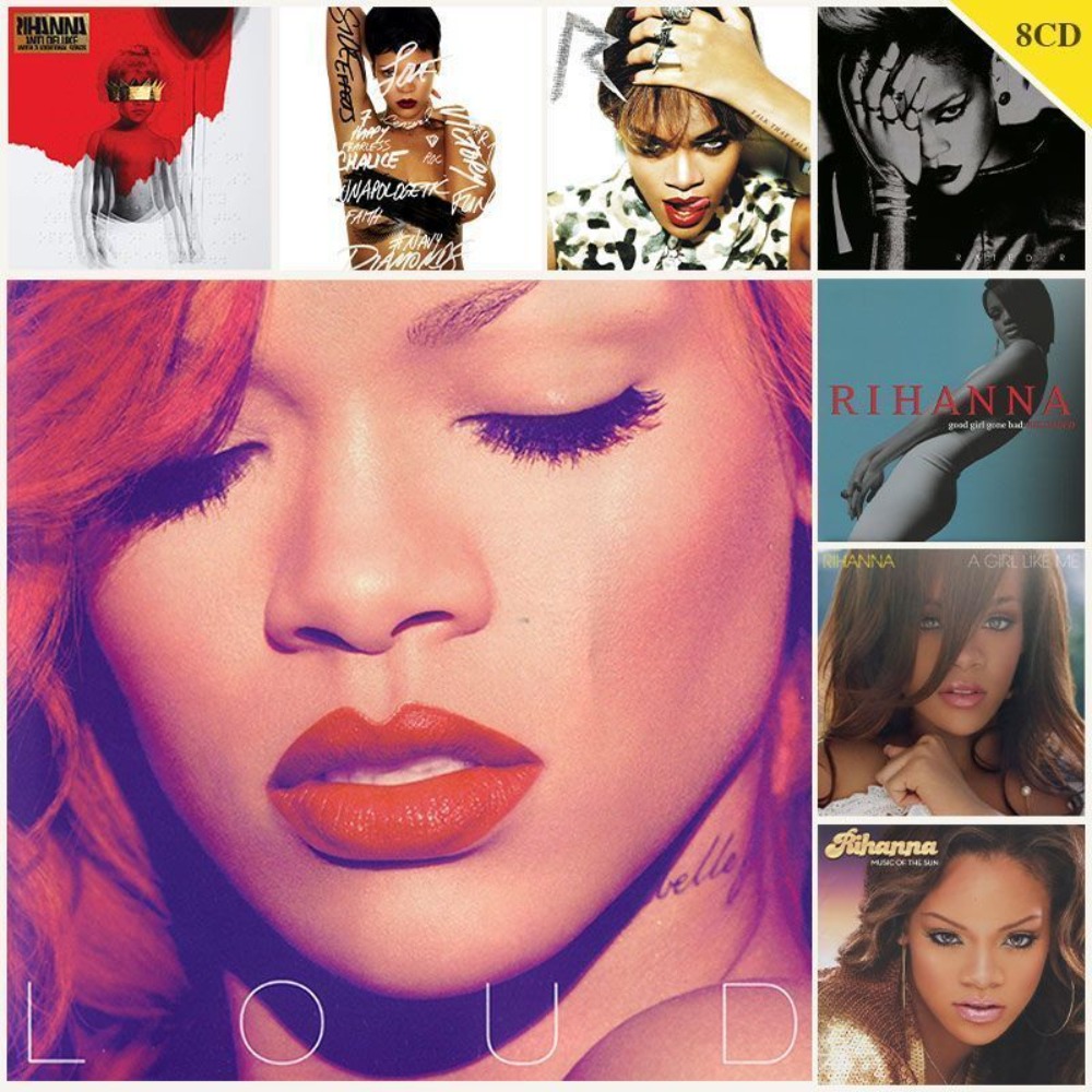 Audio Music Of - Rihanna 8CD（only Disc）Collection Album Compilation Lossless