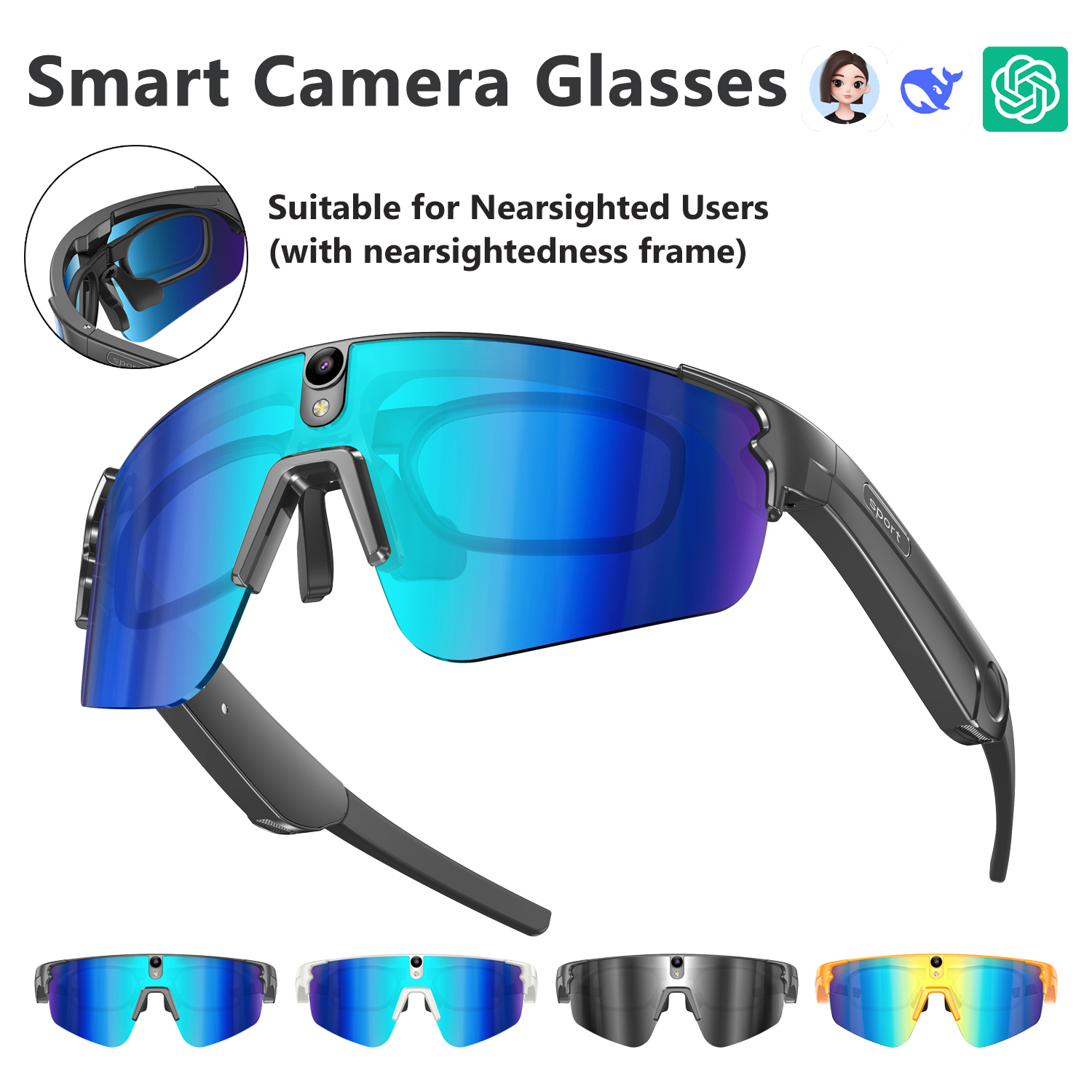 Audio Music To Video Ai Free - L805 AI Smart Glasses With 800W