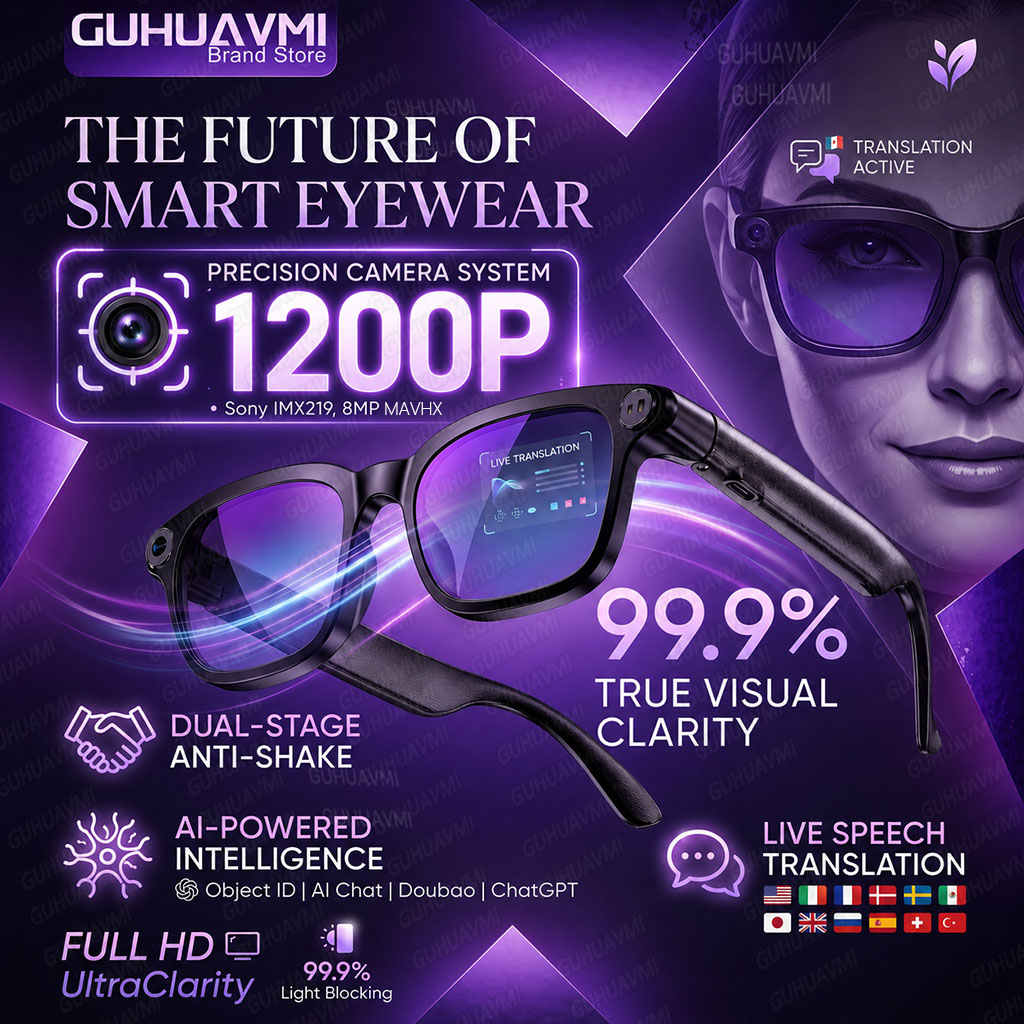 Audio Music To Video Ai Free - 2026 Smart Camera Glasses 1080P Video