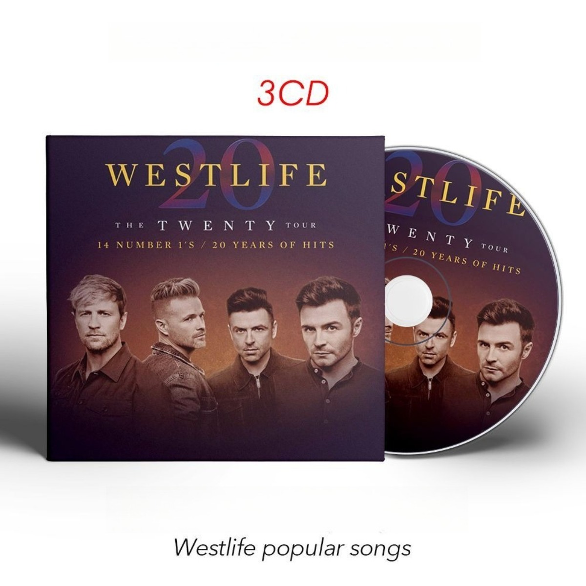 Audio Music New Song - Westlife Popular Songs Collection Music CD,