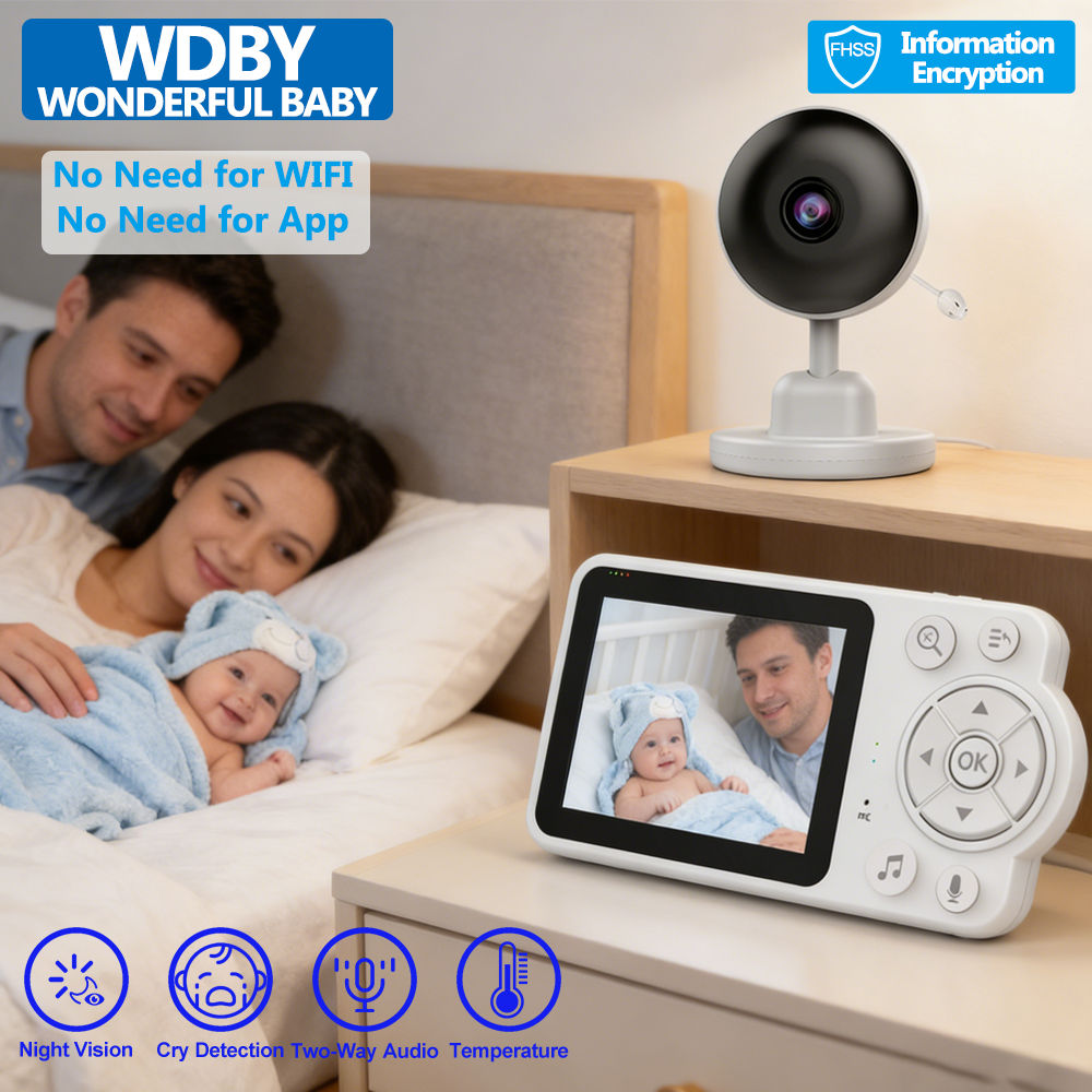Audio Music To Video - 2.8 Inch Video Baby Monitor Digital