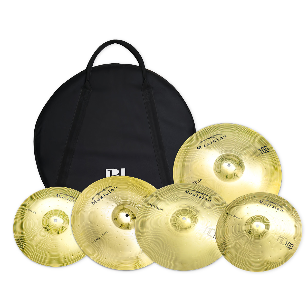 Audio Music Live - PD Mc100 Bronze Cymbal Pack 14