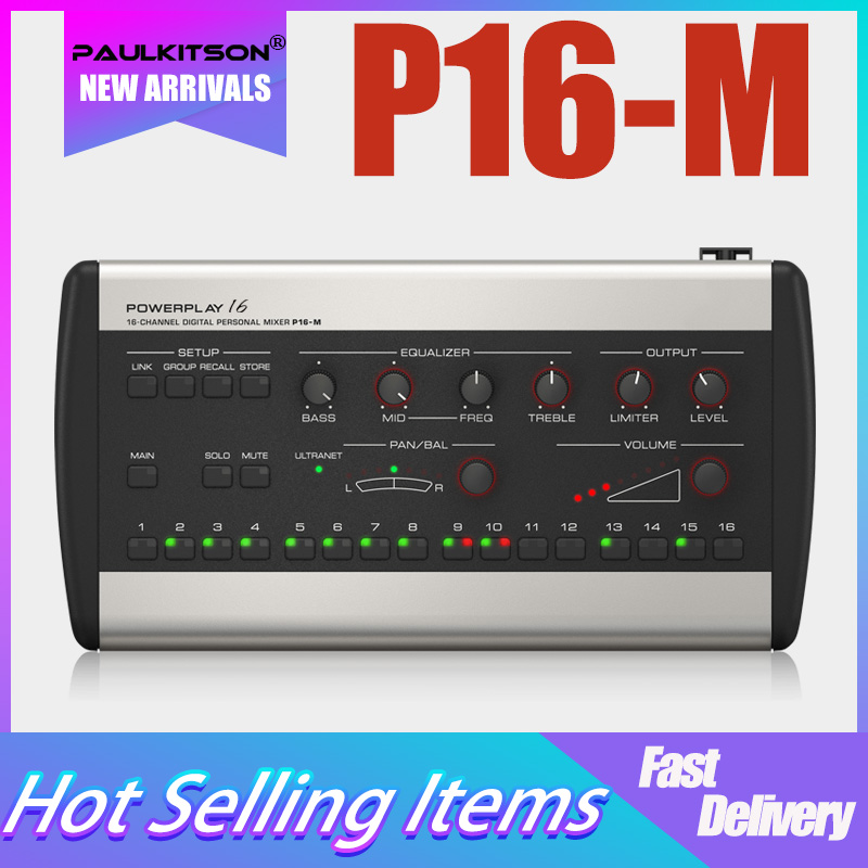 Audio Mixer 4 Channel - Paulkitson 16-Channel Digital Mixing Console Features