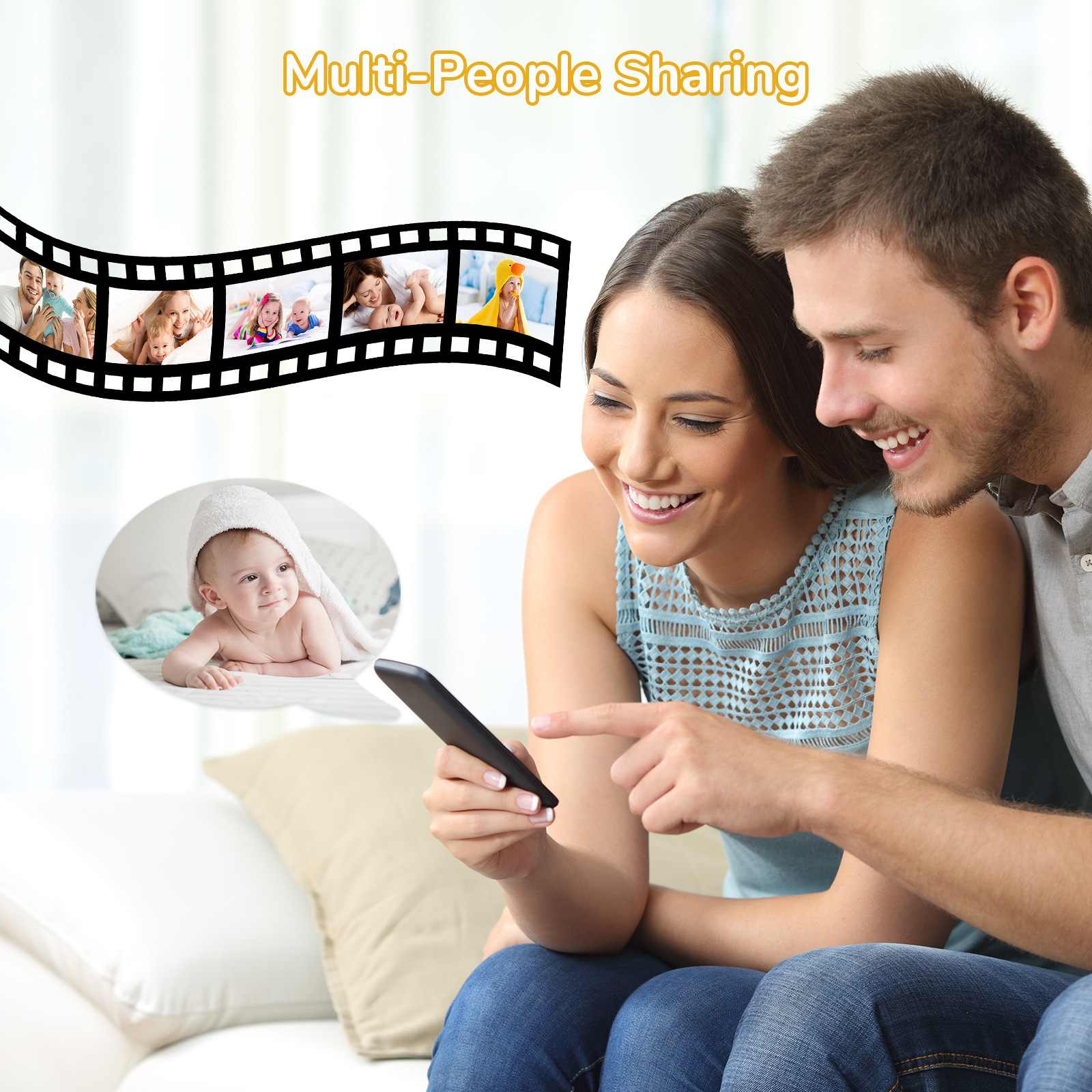 VB803 PRO Baby Monitor with 2p - Audio Music To Video 评论和价格