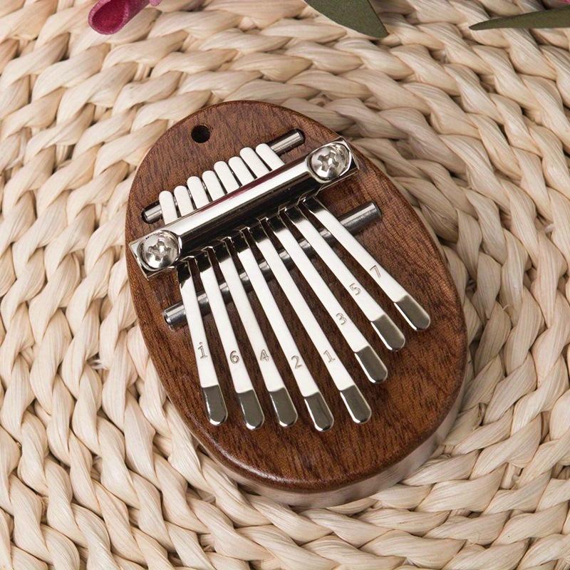1Pc 8-Key Mini Thumb Piano Por - Kalimba Thumb Piano 评论和价格