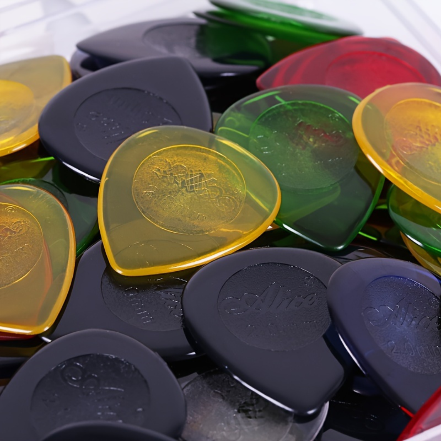 15pcs color guitar pick 1mm/2m - Electric Guitar Pick Pack 评论和价格