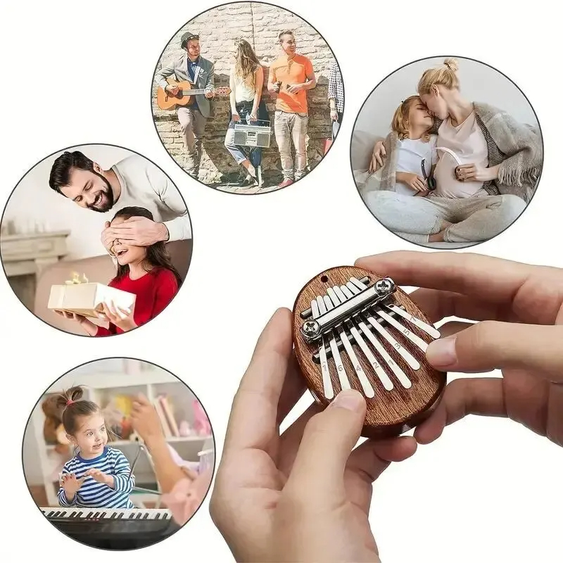 8 Key Mini Wooden Kalimba High - Kalimba Thumb Piano 评论和价格