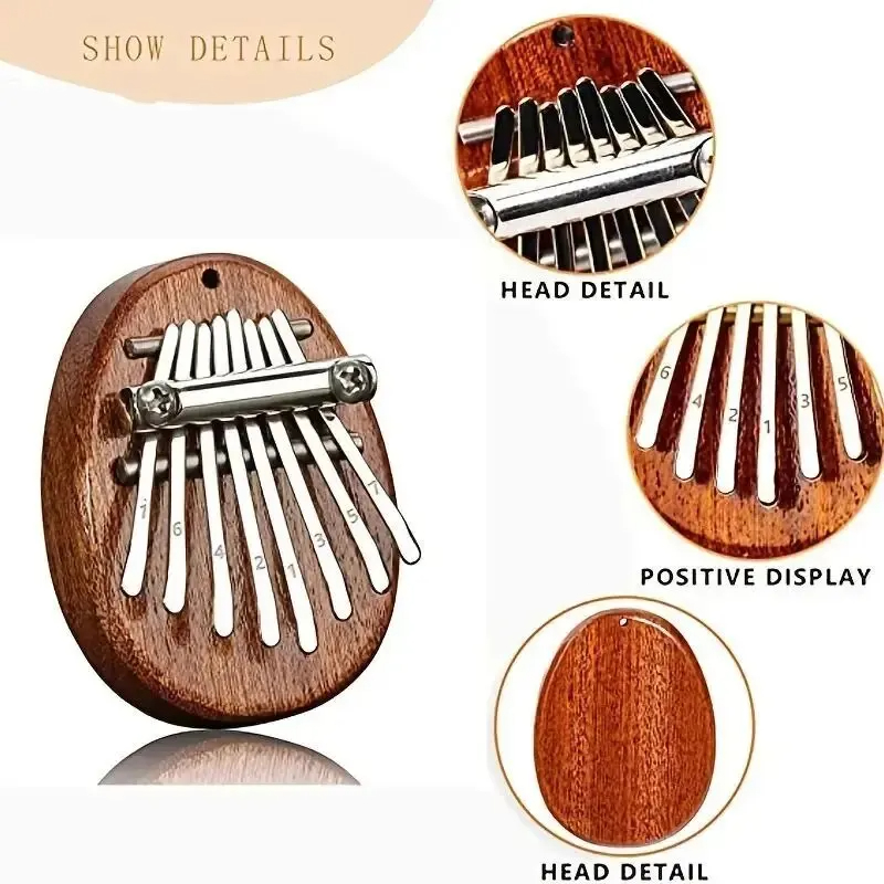 8 Key Mini Wooden Kalimba High - Kalimba Thumb Piano 评论和价格