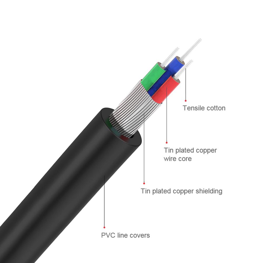 QGeeM RCA Cable 2RCA to 3.5 Au - Audio Music Mixer 评论和价格