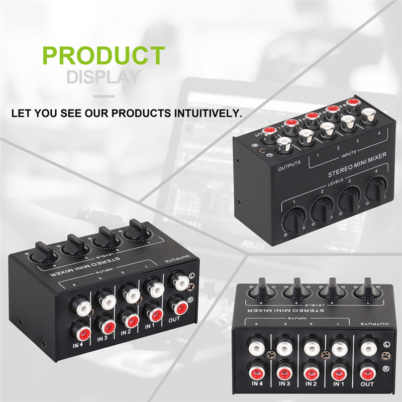 BNVN-CX400 Mini Stereo 4-Chann - Audio Mixer 4 Channel 评论和价格