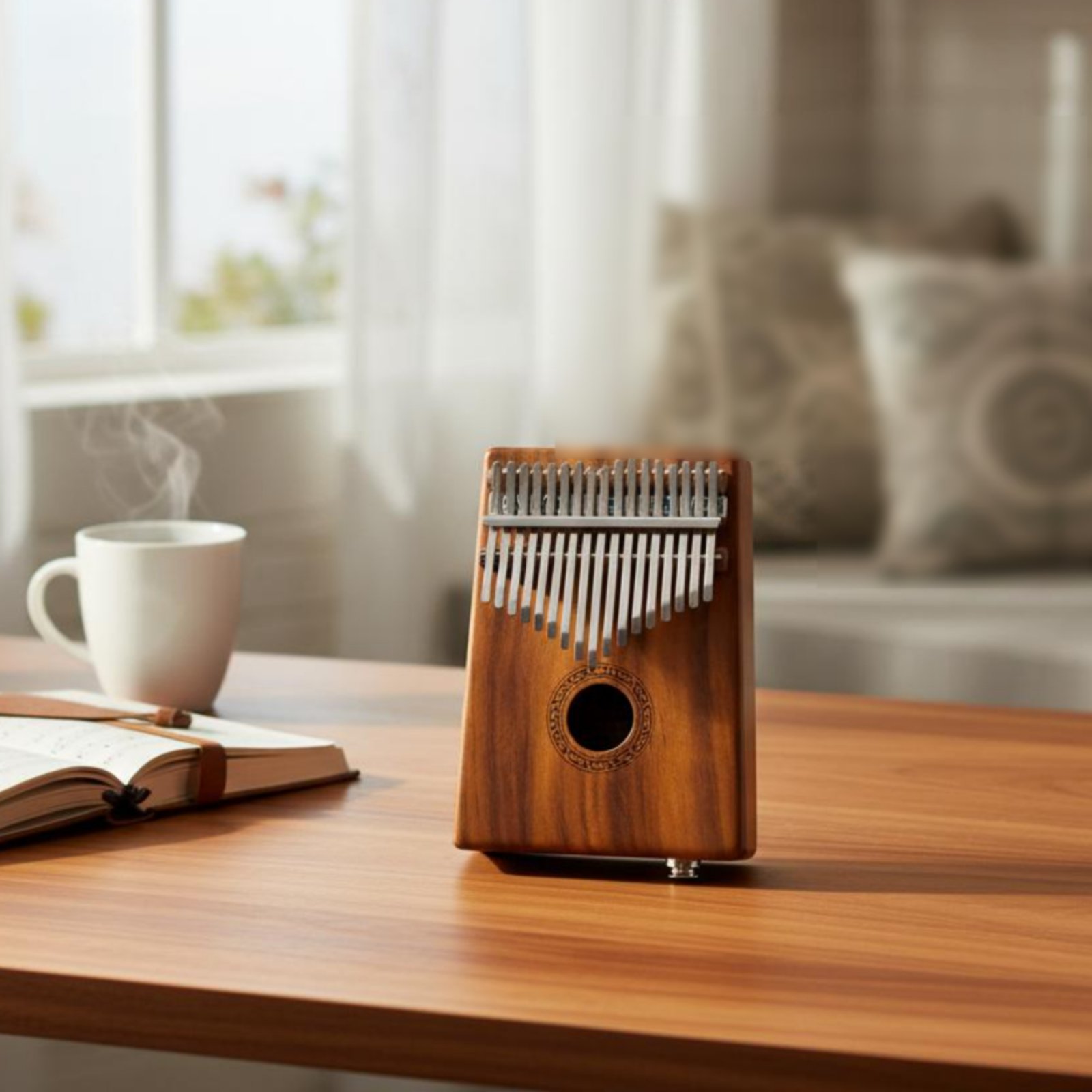 Acacia Wood Kalimba Clear Soun - Kalimba Thumb Piano 评论和价格