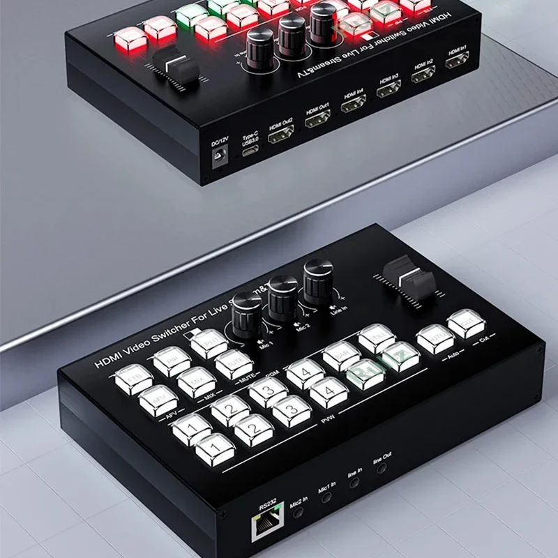 1080p 4 Channel HDMI Video Mix - Audio Mixer 4 Channel 评论和价格