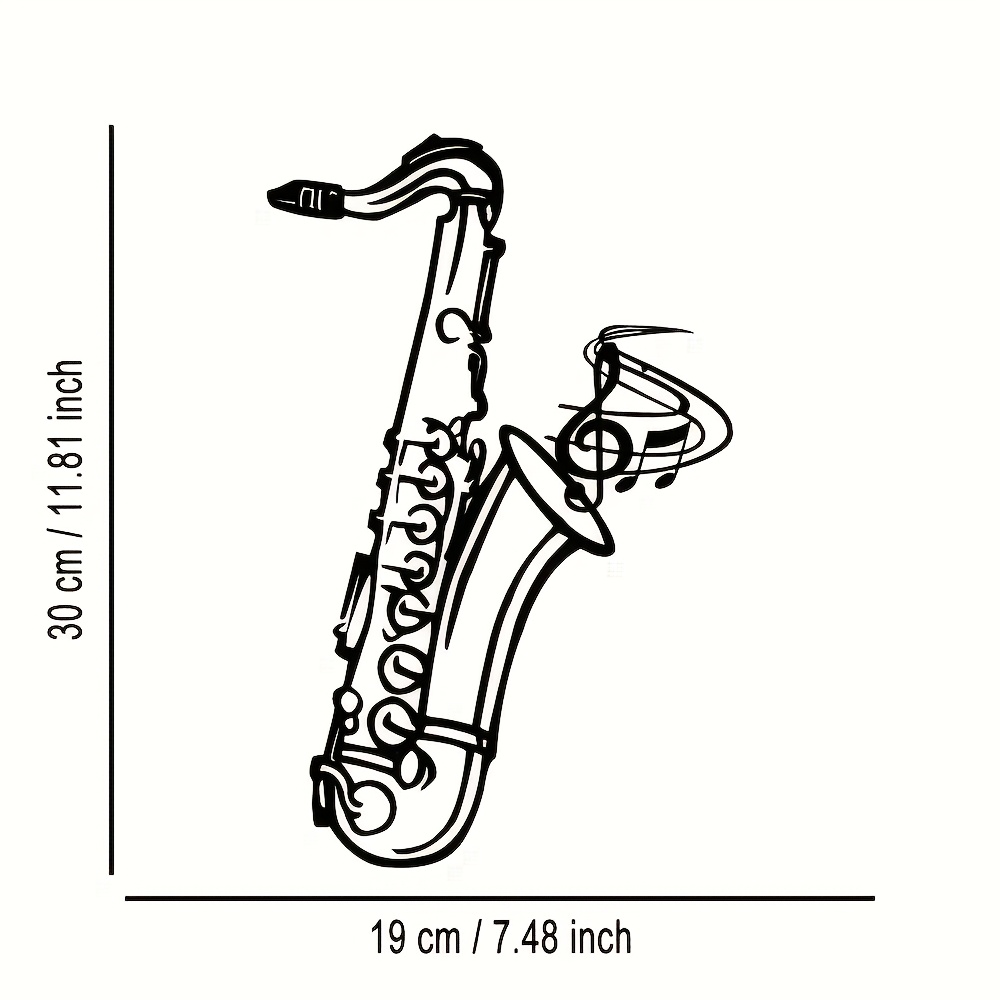Metal Wall Art Saxophone Decor - Audio Music Live 评论和价格