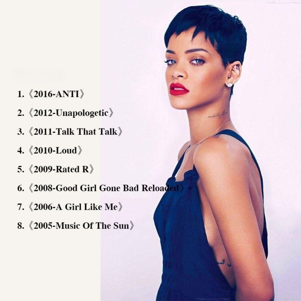 Rihanna 8CD（only Disc）Collecti - Audio Music Of 评论和价格