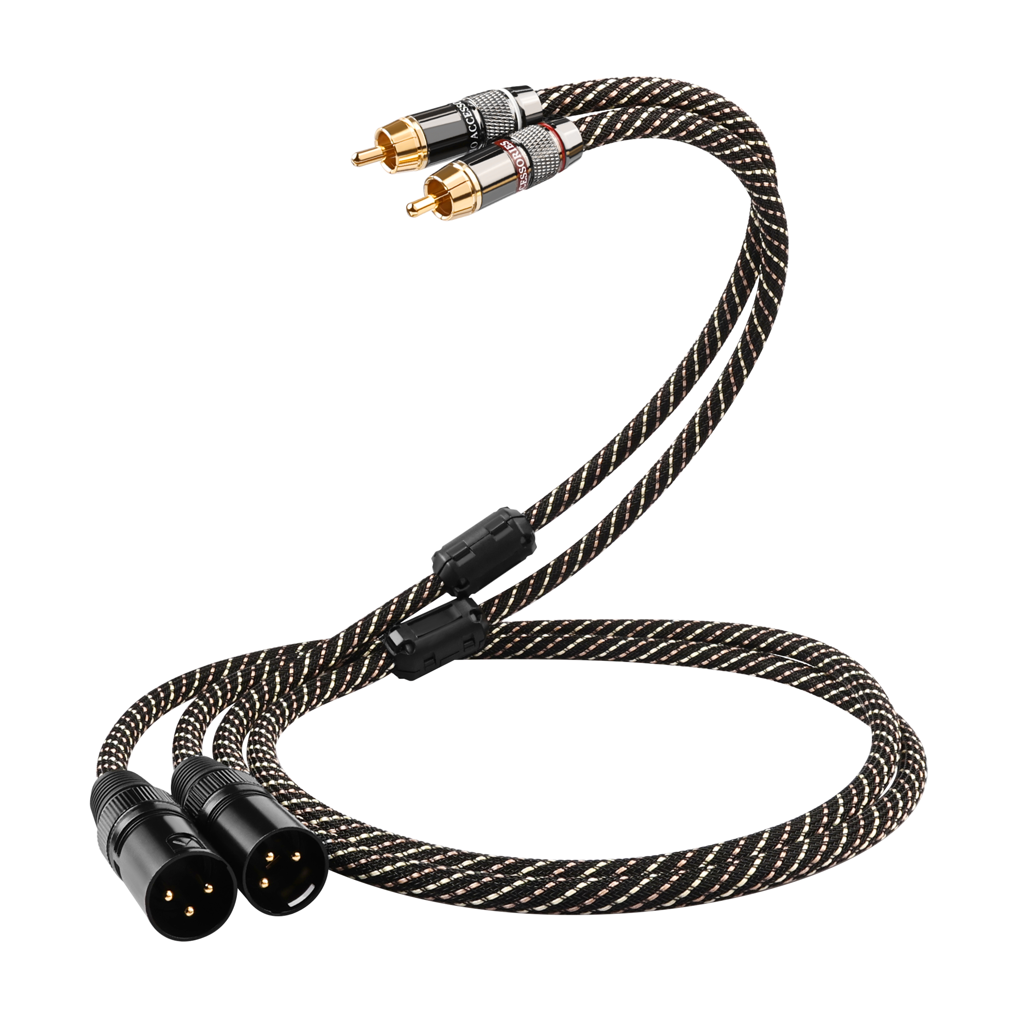 YYTCG HIFI 2RCA to 2XLR Audio  - Audio Music Mixer 评论和价格