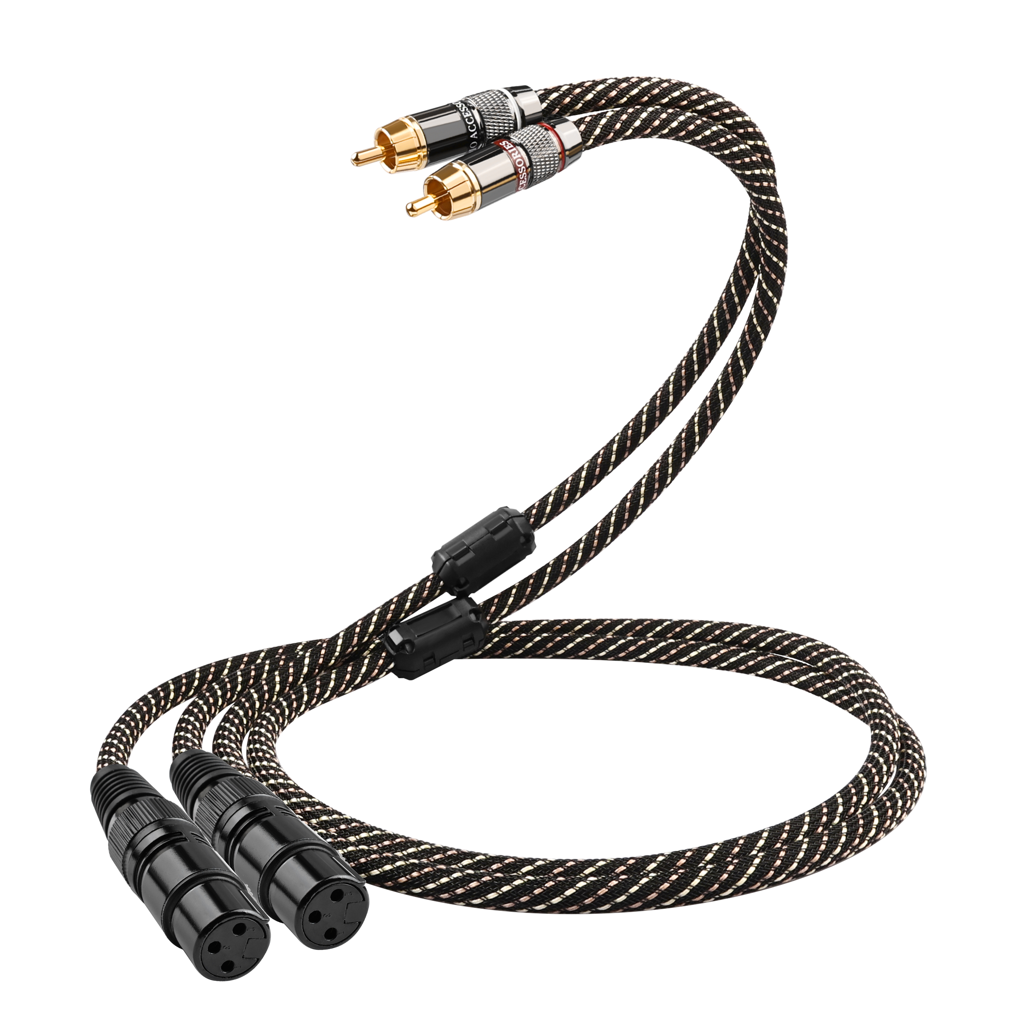 YYTCG HIFI 2RCA to 2XLR Audio  - Audio Music Mixer 评论和价格