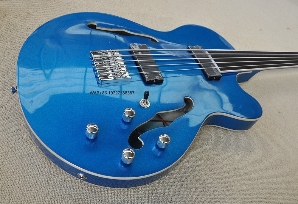 Metal Blue 5 Strings Electric  - Bass Guitar Strings 评论和价格