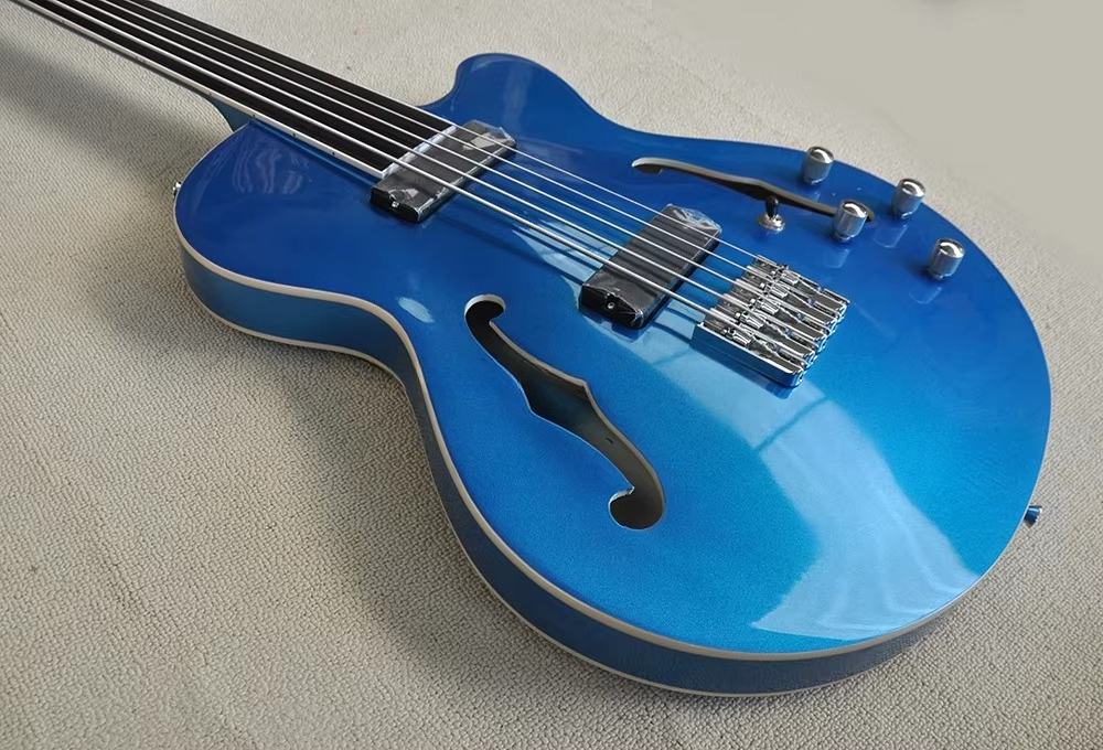 Metal Blue 5 Strings Electric  - Bass Guitar Strings 评论和价格