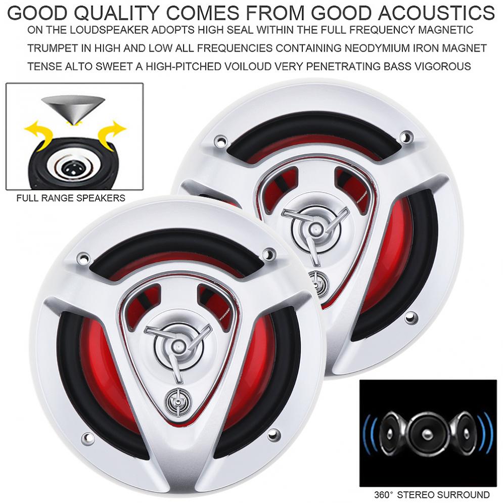 2pcs 220W 6.5 Inch Car HiFi Co - Audio Universal Music 评论和价格