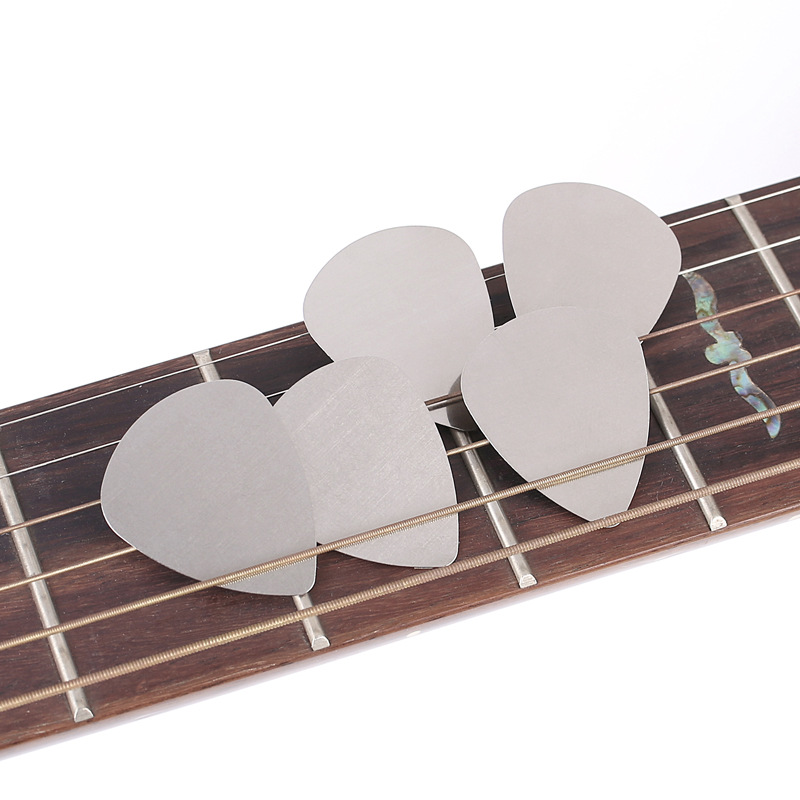 Pack of 10 Stainless Steel Met - Electric Guitar Pick Pack 评论和价格