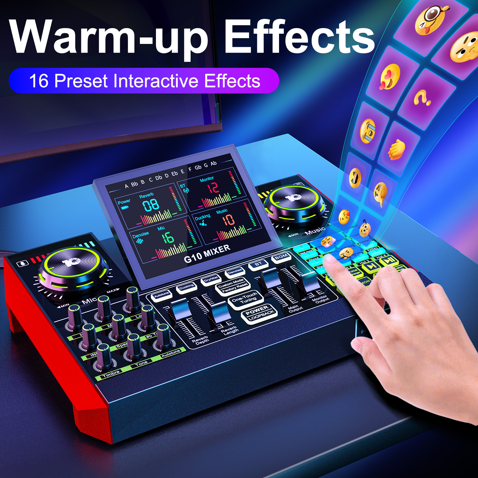Tenlamp Audio Interface Mixer  - Audio Music Changer 评论和价格