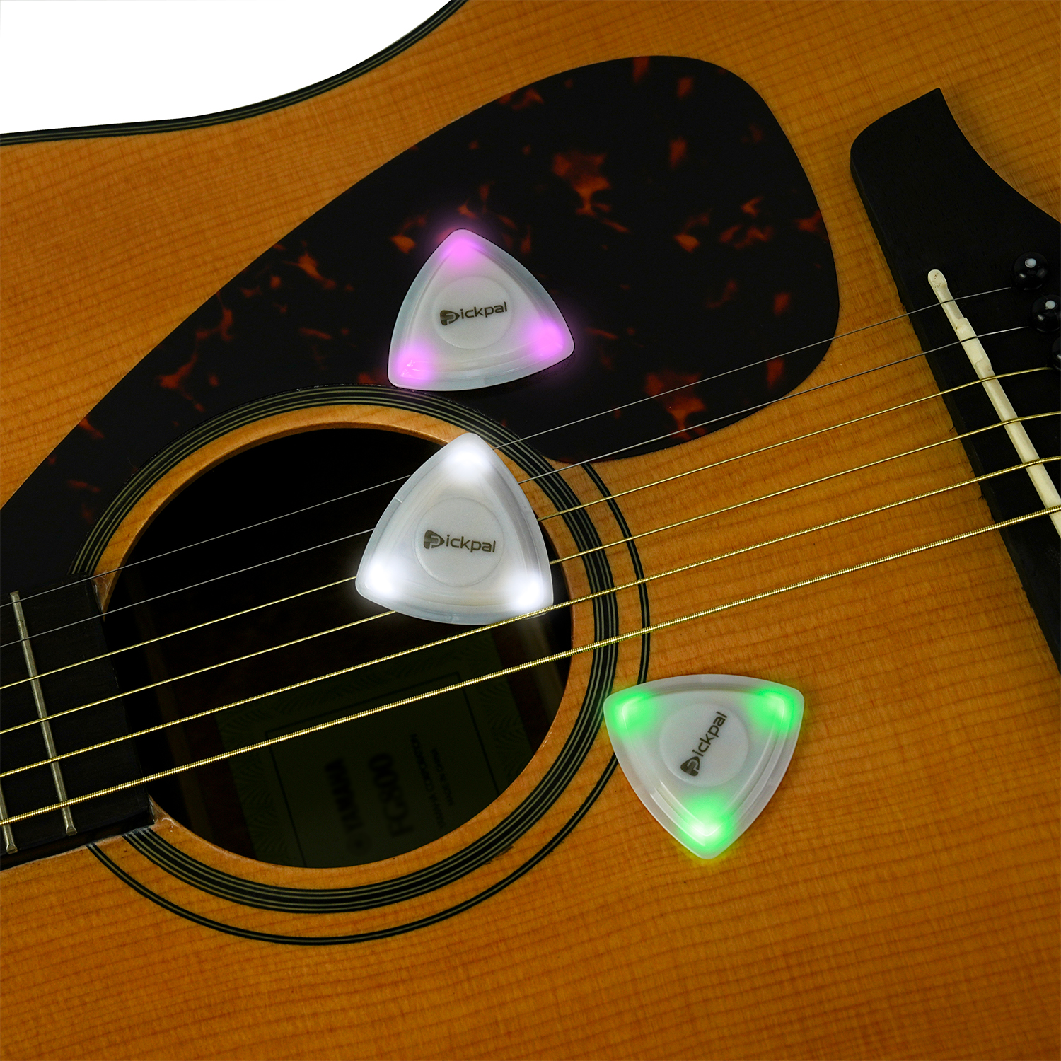 Guitar Touch Luminous Pick LED - Electric Guitar Pick Pack 评论和价格