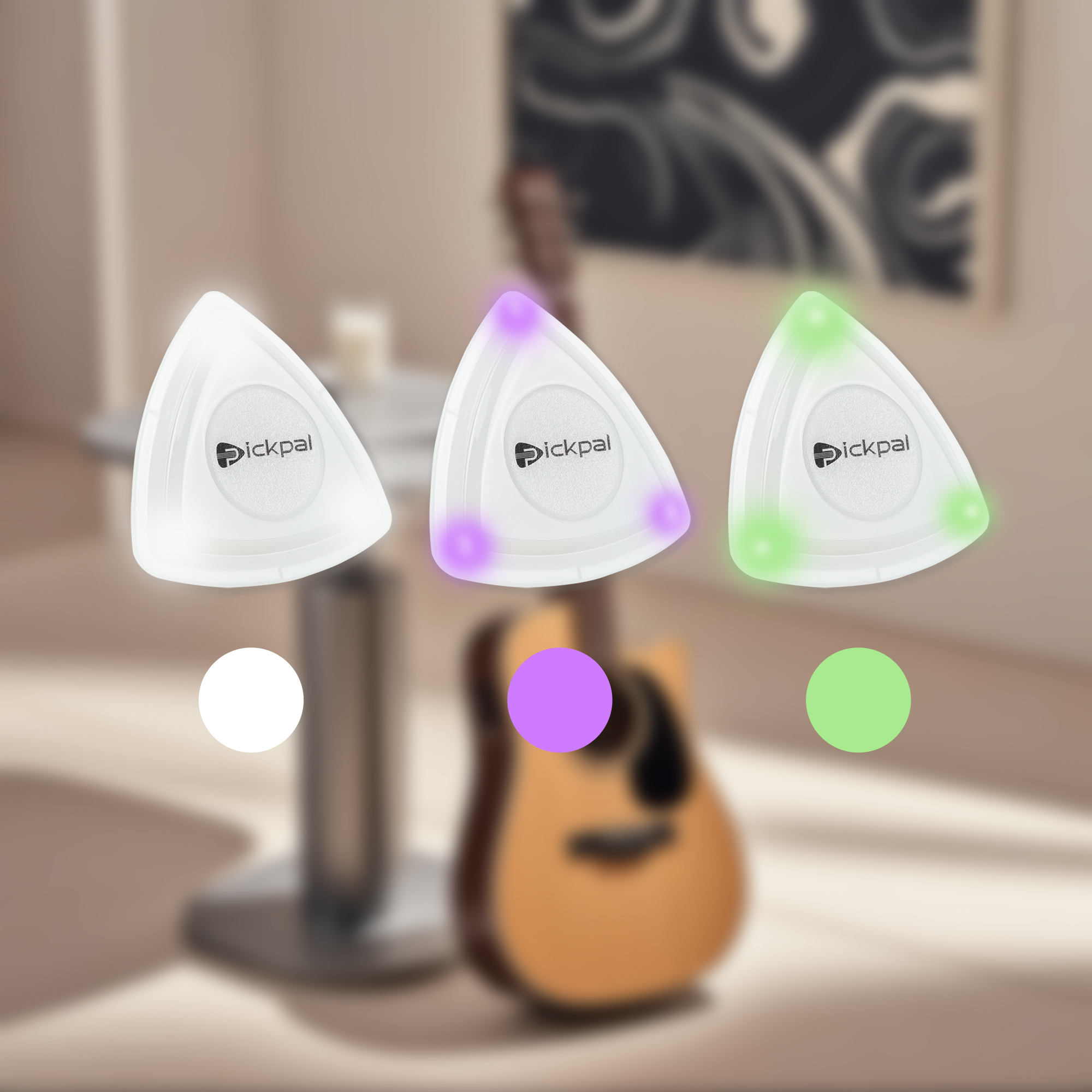 Guitar Touch Luminous Pick LED - Electric Guitar Pick Pack 评论和价格