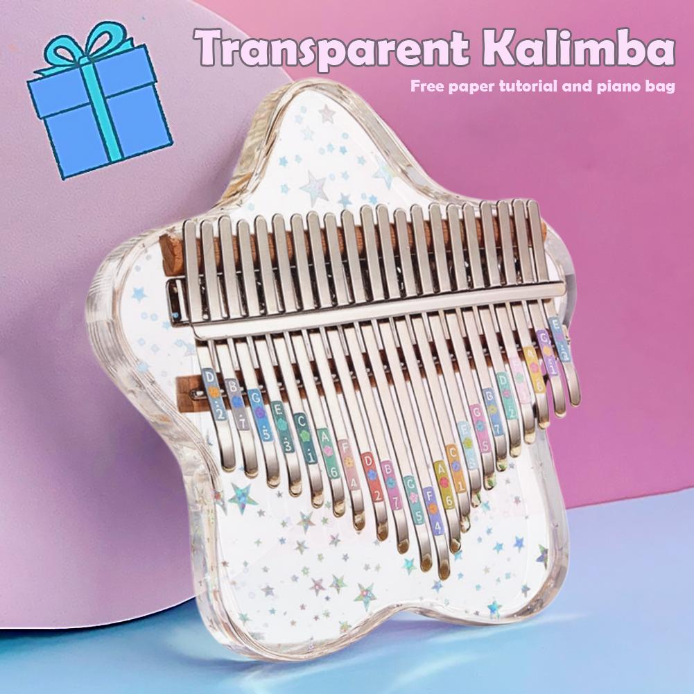 21/17 Keys Portable Finger Pia - Kalimba Thumb Piano 评论和价格