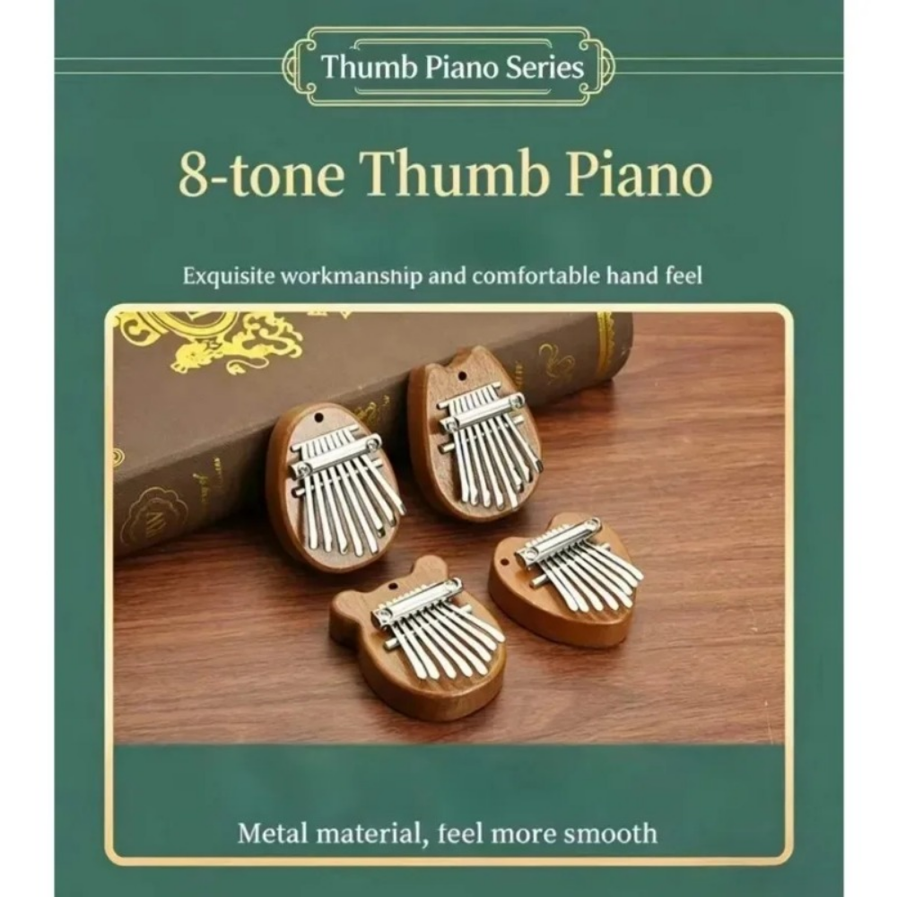Solid wood 8-tone mini thumb p - Kalimba Thumb Piano 评论和价格