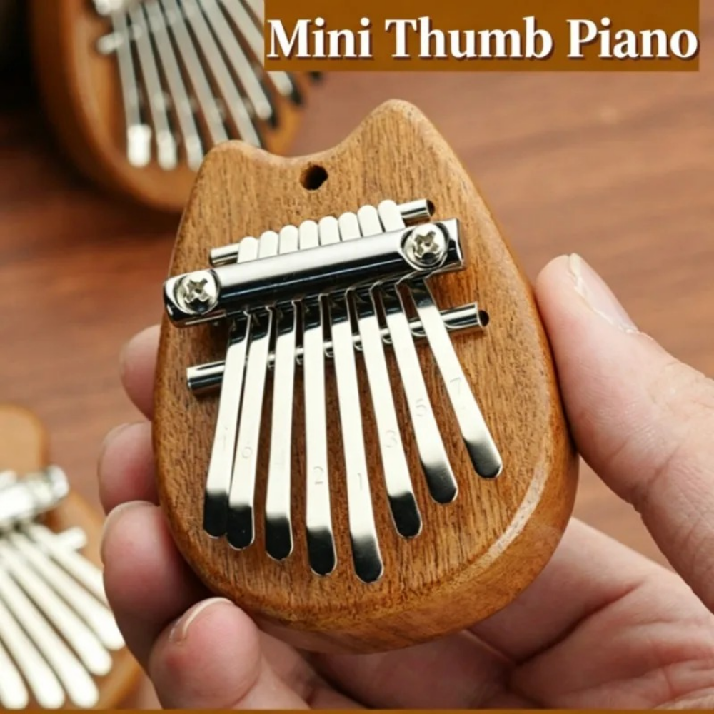 Solid wood 8-tone mini thumb p - Kalimba Thumb Piano 评论和价格