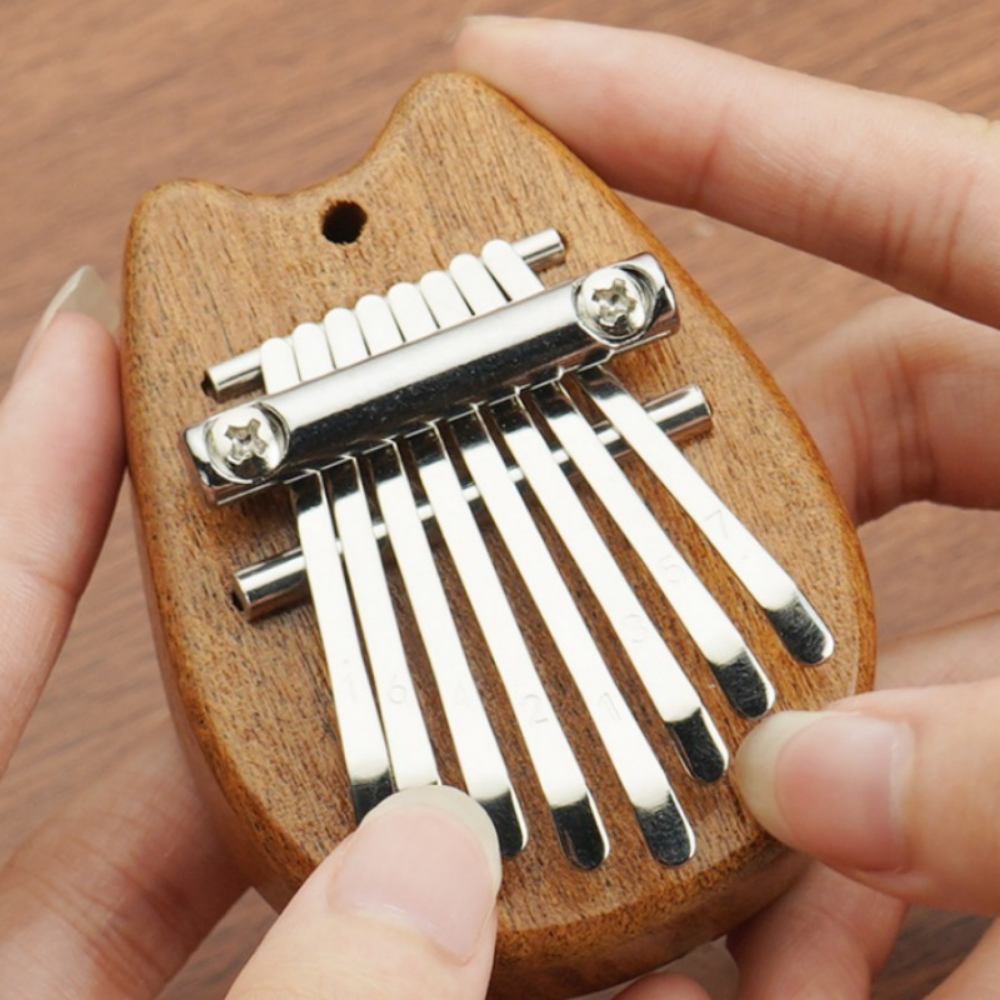 Solid wood 8-tone mini thumb p - Kalimba Thumb Piano 评论和价格