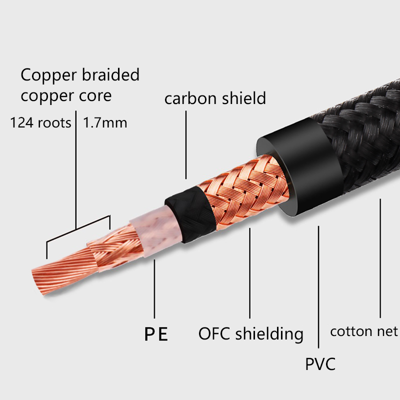 Aux Guitar Cable 6.5 Jack 6.5m - Audio Music Mixer 评论和价格