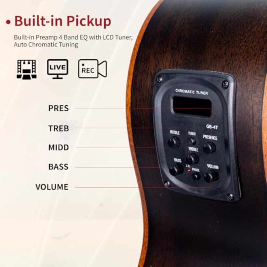 5-String Acoustic Electric Bas - Bass Guitar Strings 评论和价格