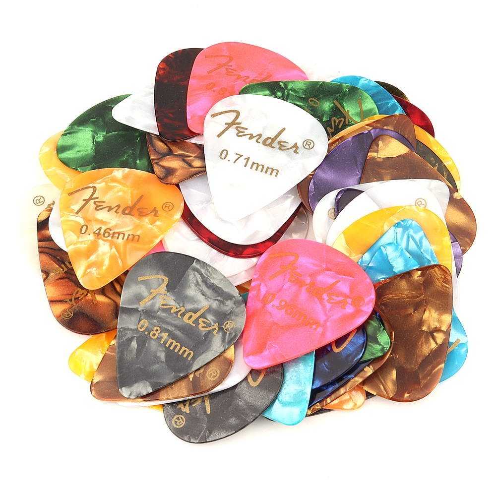 50&100 Pcs New Acoustic Picks  - Electric Guitar Pick Pack 评论和价格