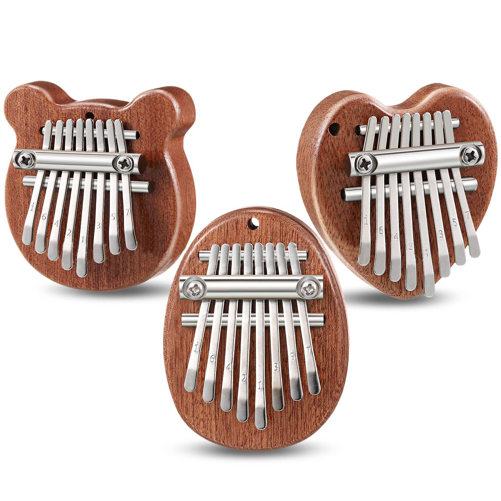 8 Keys Mini Kalimba Wooden Thu - Kalimba Thumb Piano 评论和价格