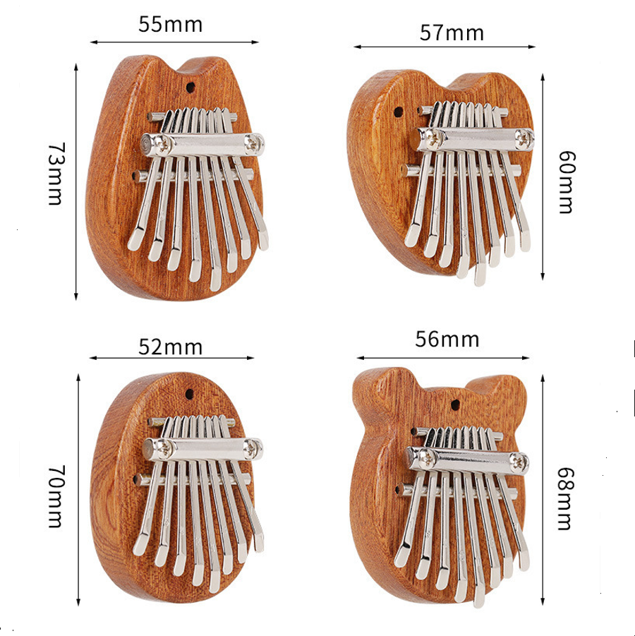 8 Keys Mini Kalimba Wooden Thu - Kalimba Thumb Piano 评论和价格