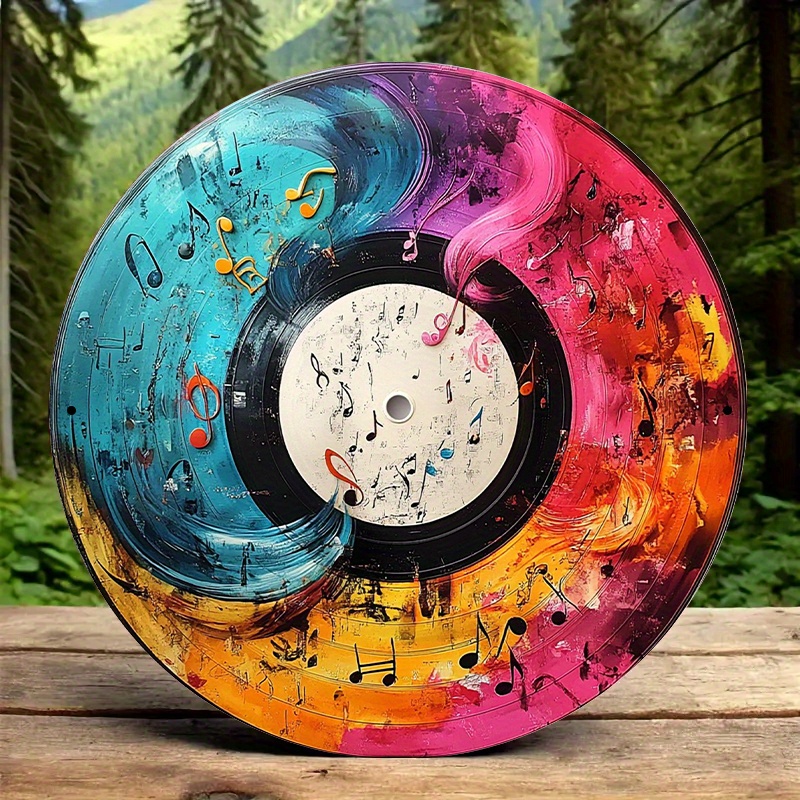 12-Inch Vibrant Vinyl Record A - Audio Music Recording 评论和价格