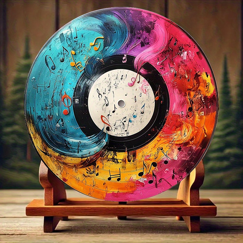 12-Inch Vibrant Vinyl Record A - Audio Music Recording 评论和价格