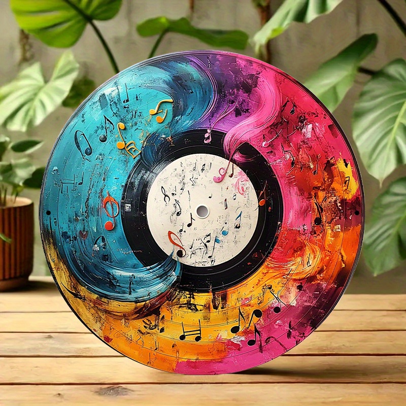 12-Inch Vibrant Vinyl Record A - Audio Music Recording 评论和价格