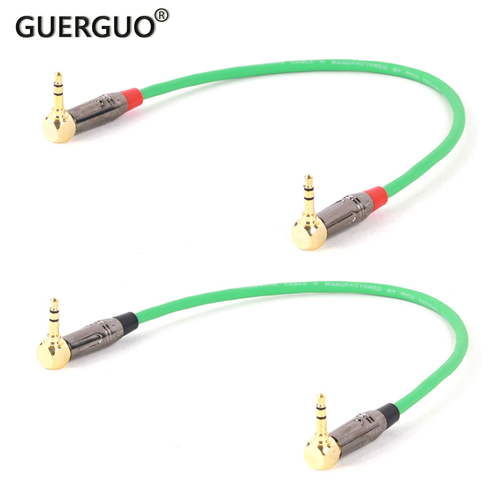 GuerGuo Right Angle Dual 3.5mm - Audio Music Mixer 评论和价格
