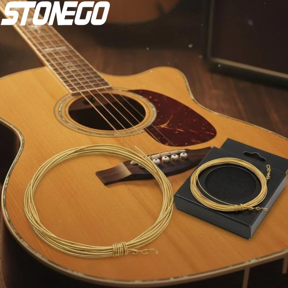 Acoustic Guitar Strings 6Pcs S - Bass Guitar Strings 评论和价格