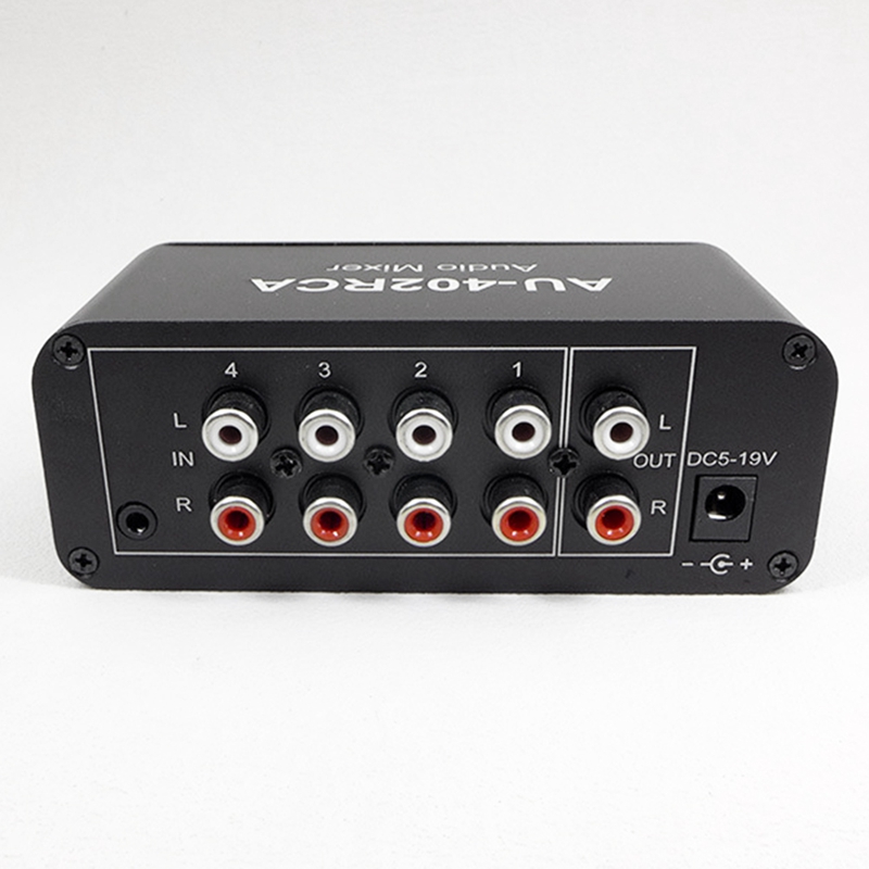 AU-402RCA Stereo Audio Mixer M - Audio Mixer 4 Channel 评论和价格