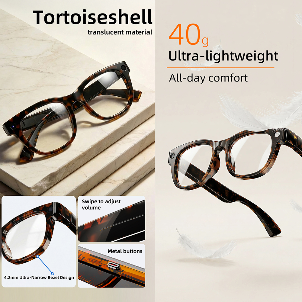 G600 Pro AI Smart Glasses 13MP - Audio Music To Video Ai Free 评论和价格