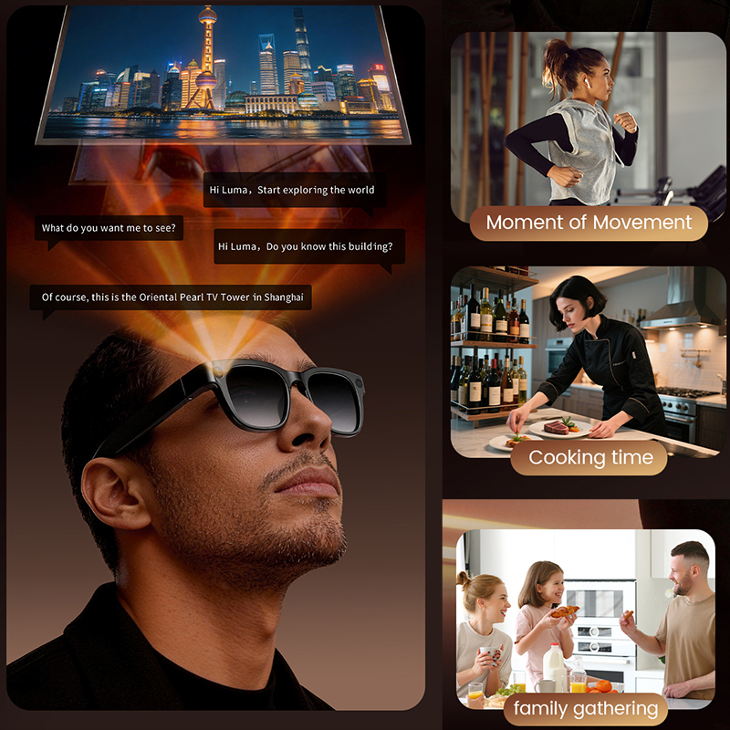 1300W HD Camera Smart AI Glass - Audio Music To Video Ai Free 评论和价格