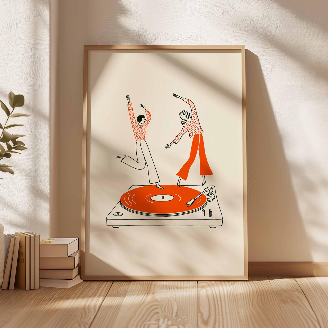 Dancing Couple Wall Art Print, - Audio Music Live 评论和价格