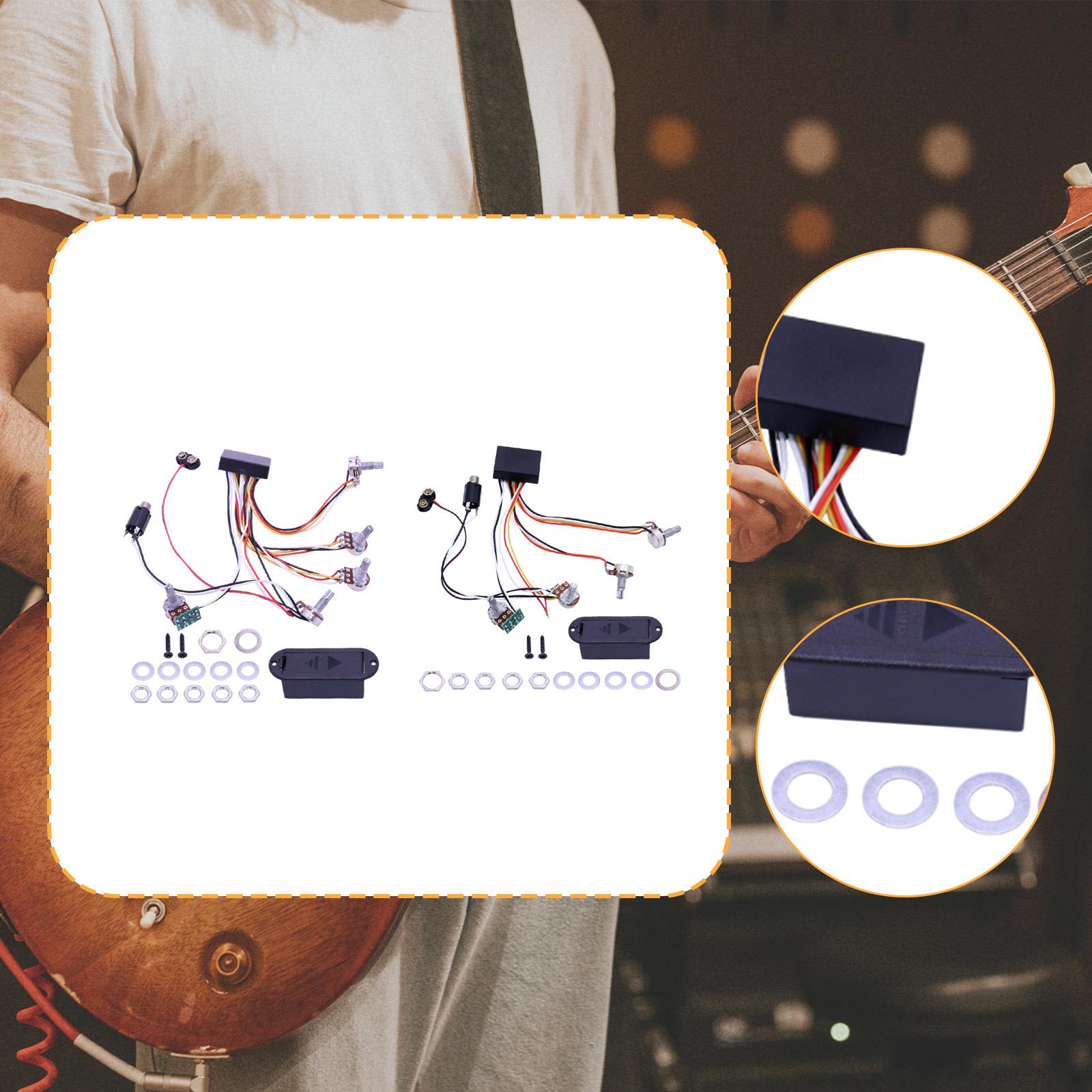 Bass Pickups 4 Strings Active  - Bass Guitar Strings 评论和价格
