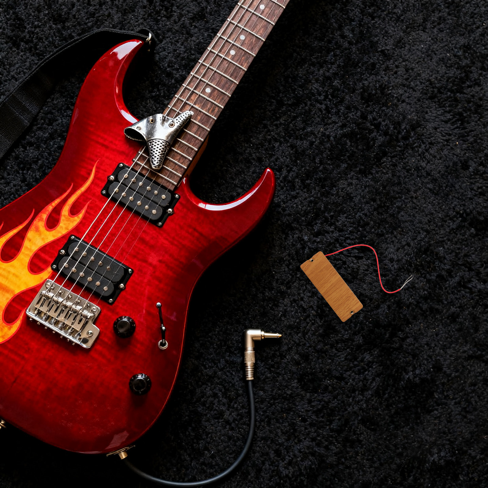 Metal Dual Coil Humbucker Pick - Bass Guitar Strings 评论和价格